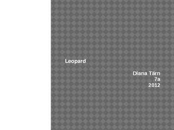 Leopard - esitlus