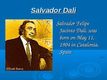 Presentation - Salvador Dali-inglise keeles #2