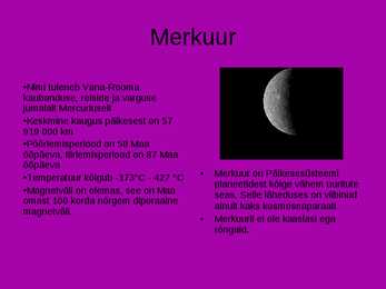 Maa tüüpi planeedid #2