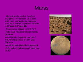 Maa tüüpi planeedid #5