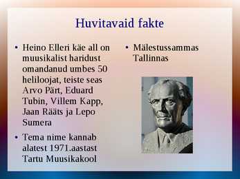 Heino Elleri elulugu #7