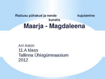 Maarja - Magdaleena