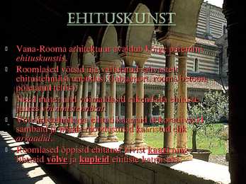 Vana-Rooma arhitektuur #3