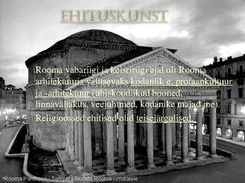 Vana-Rooma arhitektuur #4