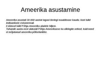 Ameerika põliskultuurid ja Maiad #2
