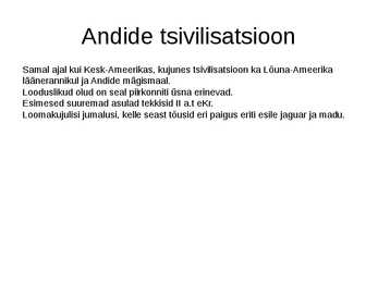 Ameerika põliskultuurid ja Maiad #13