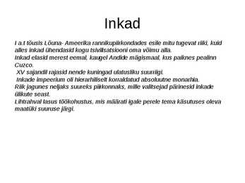 Ameerika põliskultuurid ja Maiad #14