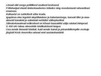 Ameerika põliskultuurid ja Maiad #6