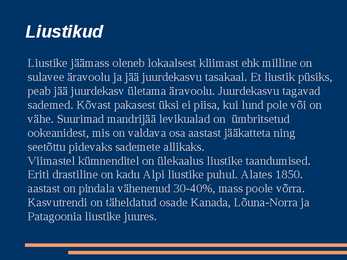 KLIIMAMUUTUSED loeng #28