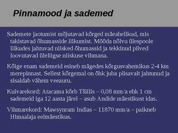TSÜKLID loeng #45