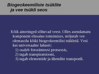 TSÜKLID loeng #70