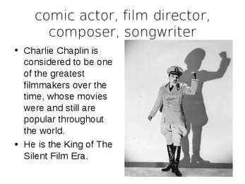 Charlie Chaplin Powerpoint #11