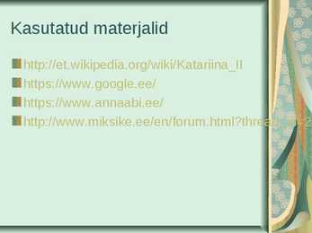 Katariina II Powerpoint #11