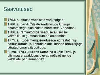 Katariina II Powerpoint #6