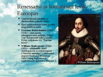 Euroopa varauusaja algul #12
