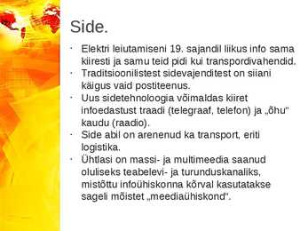 Kommunikatsioon ehk side #4