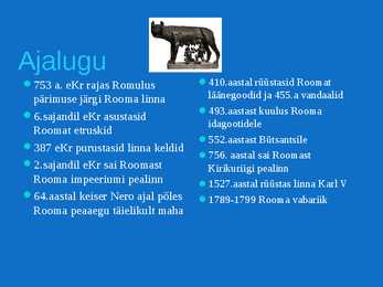 Rooma - arvutitund #3