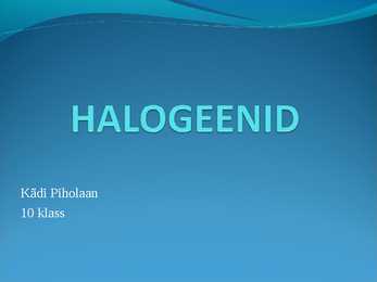 HALOGEENID