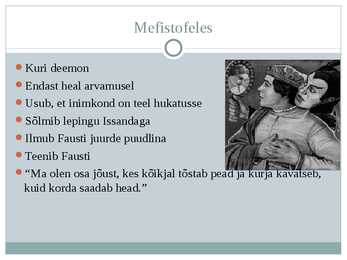 Faust elu mõtte otsinguil #6