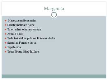Faust elu mõtte otsinguil #7