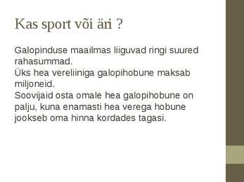 Galopivõidusõidud #5