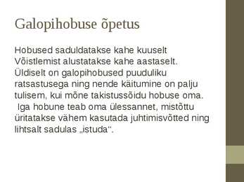 Galopivõidusõidud #7
