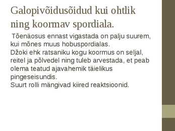 Galopivõidusõidud #9
