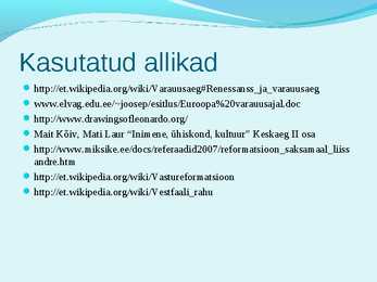 Varauusaeg #16