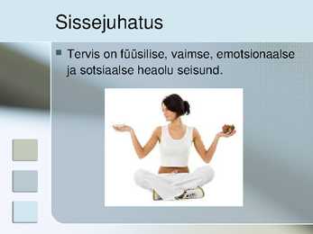 Tervislik eluviis #3