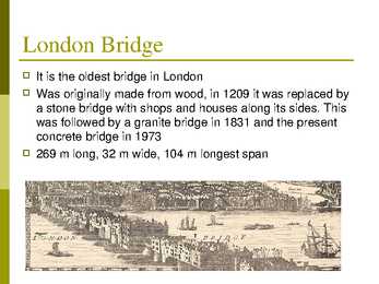 Bridges of London #3