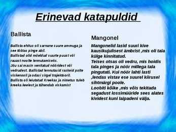 Füüsika - katapult #7