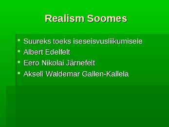 Realismi mõju Euroopas #44