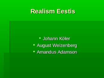 Realismi mõju Euroopas #49