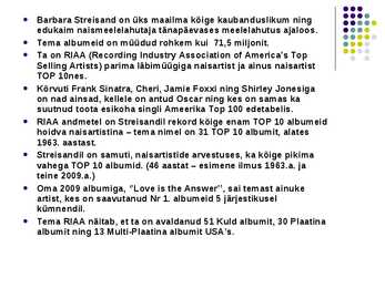 Barbara Streisand #12