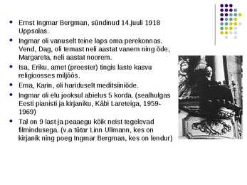 Ingmar Bergman #2