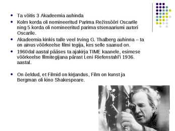 Ingmar Bergman #9