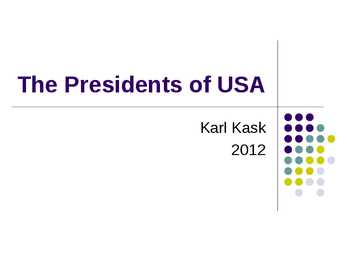 The Presidents of USA