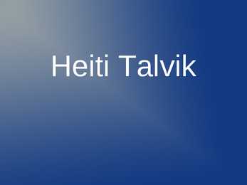 Heiti Talviku elulugu