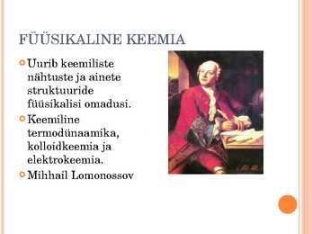KEEMIA AJALUGU ENNE 20-SAJANDIT #8