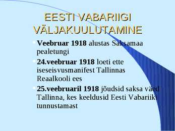 Eesti Vabariik #2
