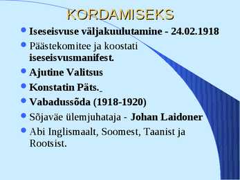 Eesti Vabariik #20