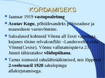 Eesti Vabariik #21