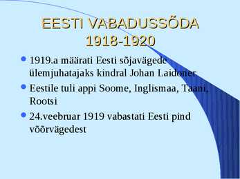 Eesti Vabariik #4