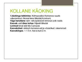 Teema 22 kaitsealused taimed I kategooria #35