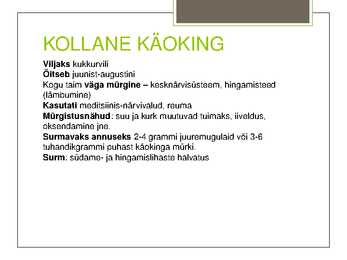 Teema 22 kaitsealused taimed I kategooria #36