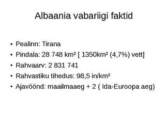 Albaania vabariik #2