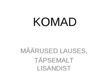 Komad lihtlauses