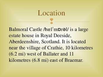 BALMORAL CASTLE #3