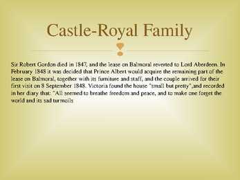 BALMORAL CASTLE #7