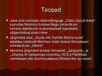 Prosper Merime elulugu ja looming #5